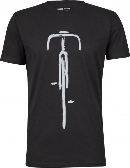 DEDICATED - T-Shirt Stockholm Bike Front - T-Shirt Gr S schwarz