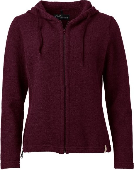 Mufflon - Women's Kalea - Merinohoodie Gr S rot