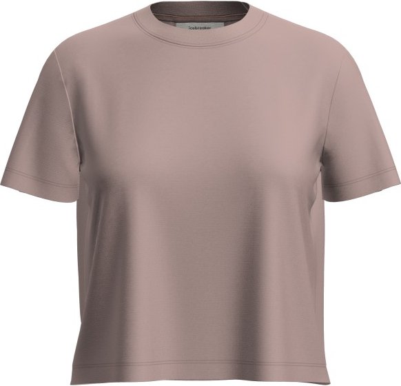 Icebreaker - Women's Merino 150 Tech Lite III S/S Crop Tee - Merinoshirt Gr XL braun