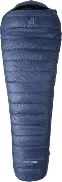 Nordisk - Walløe +10° Mummy Sleeping Bag - Kunstfaserschlafsack Gr L - bis 190 cm blau