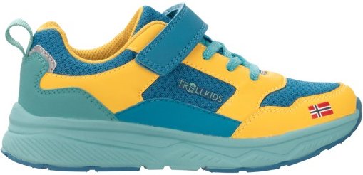 Trollkids - Kid's Haugesund Sneaker - Freizeitschuhe Gr 34 ginger / dusky turquoise