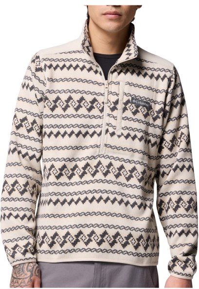 Thumbnail - Columbia - Sweater Weather Printed Half Zip II - Fleecepullover Gr M grau