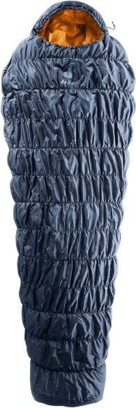 Deuter - Exosphere EL +4°C - Kunstfaserschlafsack Gr 220 x 73-90 x 45-56 cm blau/ maple