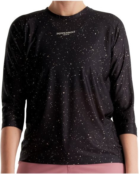 PEPPERMINT - Women's Trail 3/4 Jersey - Radtrikot Gr M schwarz