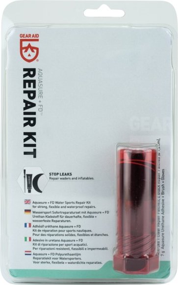 GearAid - Aquasure +FD Wassersport Repair Kit Gr Klebstoff + 2 Flicken
