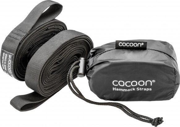 Cocoon - Hammock Straps Gr 2 x 300 cm schwarz/grau
