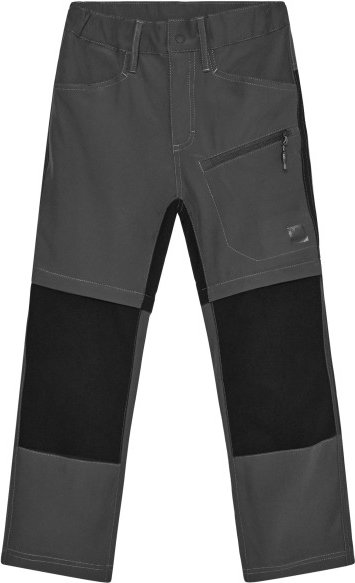 Color Kids - Kid's Pants Stretch with Zip Off - Trekkinghose Gr 176 grau