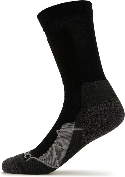 Stoic - Merino Trekking Crew Socks - Wandersocken Gr 39-41 schwarz