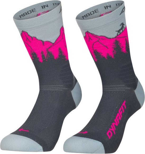 Dynafit - Traverse Crew - Laufsocken Gr 35-38 grau
