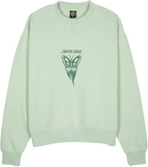Thumbnail - Santa Cruz - Women's Asp Butterfly Crew - Pullover Gr 14 grün