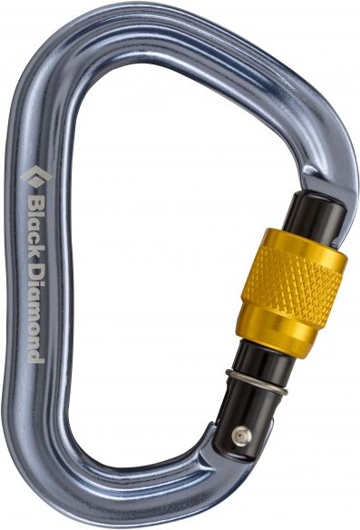 Black Diamond - Vaporlock Screwgate - Schraubkarabiner grau