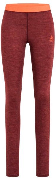 Thumbnail - Odlo - Women's Natural Performance Wool 130 Base Layer Tights - Merinounterwäsche Gr S rot