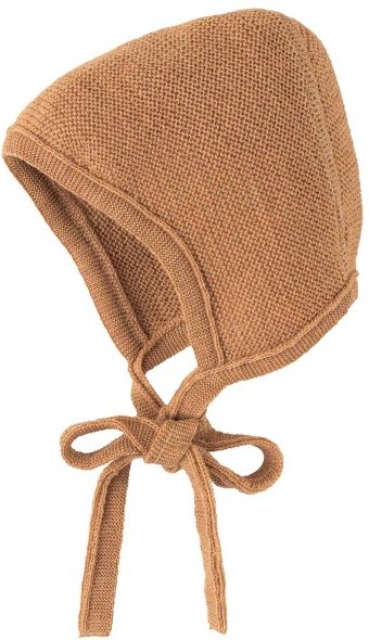 disana - Kid's Strick-Häubchen - Mütze Gr 42-46 cm braun