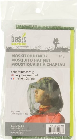 Basic Nature - Moskitohutnetz - Moskitonetz grün