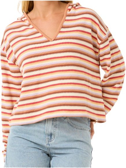 Rip Curl - Women's Bobbi Knit Hood - Hoodie Gr XL rosa