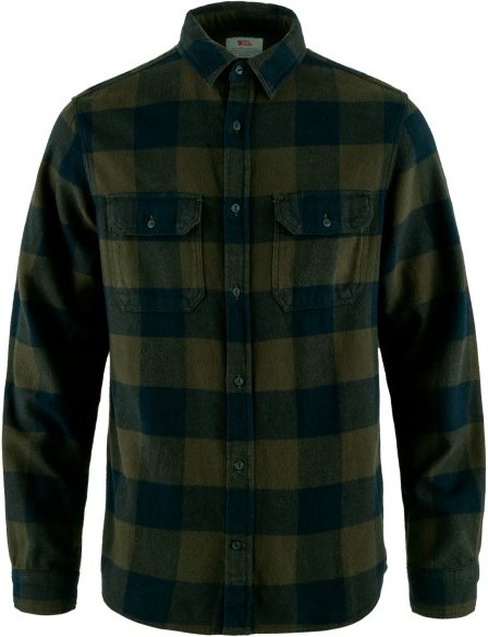 Thumbnail - Fjällräven - Övik Heavy Flannel Shirt - Hemd Gr XXL schwarz