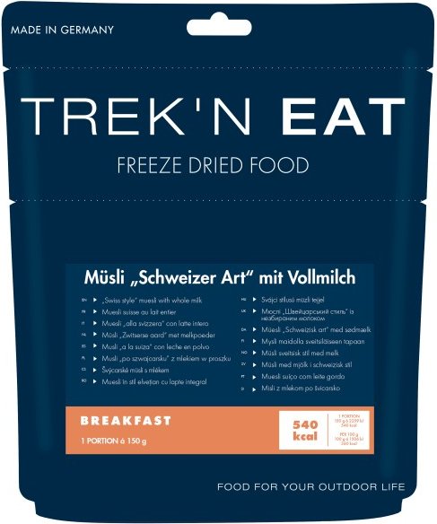 Trek'n Eat - Müsli Schweizer Art (mit Vollmilch) Gr 150 g