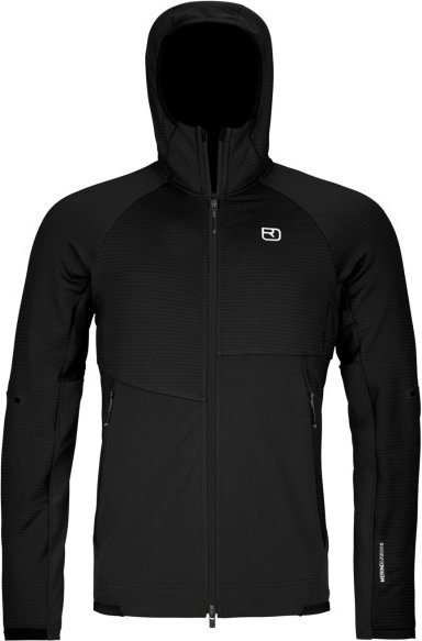Ortovox - Fleece Rib Hoody - Fleecejacke Gr S schwarz