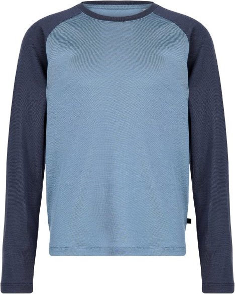 Heber Peak - Kid's MerinoCool165 EvergreenHe. L/S - Merinoshirt Gr 140 blau