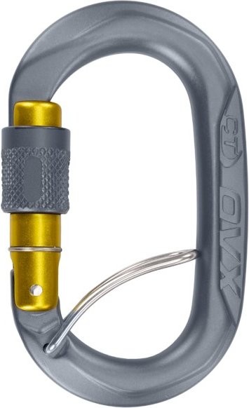 Climbing Technology - OVX SGL - Schraubkarabiner Gr One Size grau