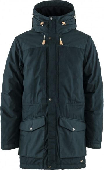 Fjällräven - Singi Wool Padded Parka - Mantel Gr S blau/schwarz