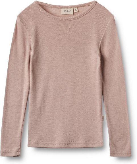 WHEAT - Kid's Wool T-Shirt L/S Alfie - Merinounterwäsche Gr 116 braun