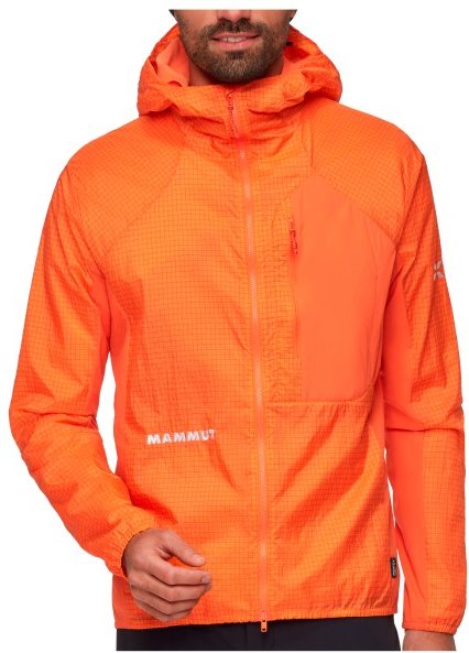 Thumbnail - Mammut - Eiger Nordwand Advanced Windbreaker Hooded Jacket - Softshelljacke Gr XL orange