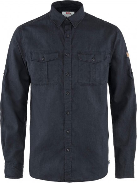 Fjällräven - Övik Travel Shirt L/S - Hemd Gr XXL blau