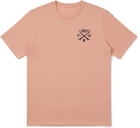 Hurley - Tee S/S Printing Press Evy - T-Shirt Gr XL beach clay