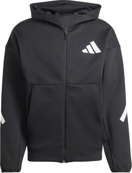 adidas - Z.N.E. Full Zip - Zip-Hoodie Gr XXL schwarz/grau