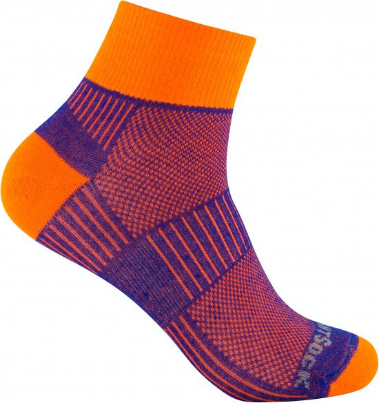 Wrightsock - Coolmesh II Quarter - Wandersocken Gr 45,5-49 lila