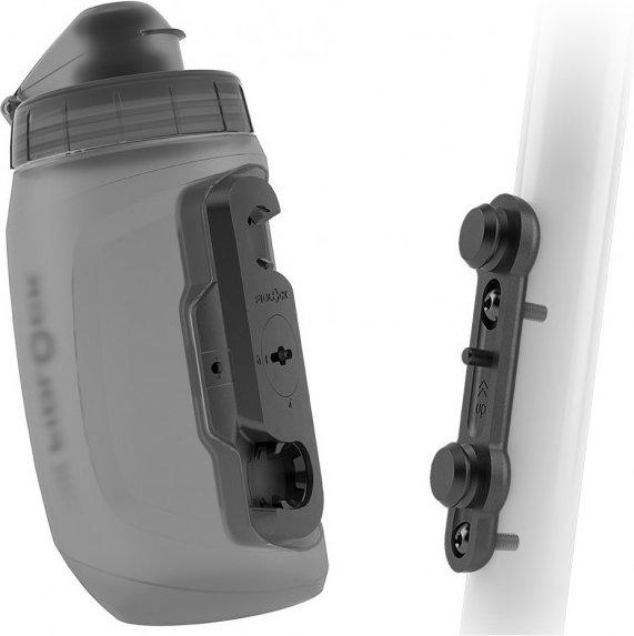 Fidlock - Bottle 450 + Bike Base - Fahrrad Trinkflasche Gr 450 ml grau