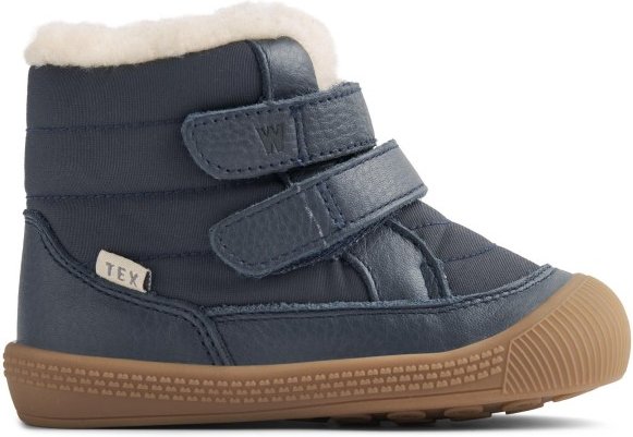 WHEAT - Kid's Lauflern-Stiefel Daxi Wolle Tex - Winterschuhe Gr 25 blau