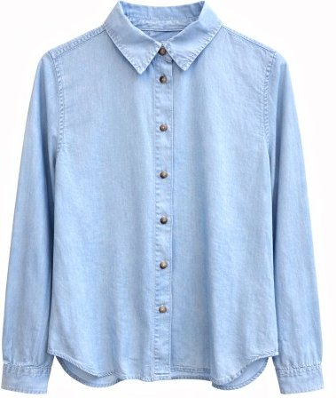 Mazine - Women's Tencel Shirt - Hemd Gr L blau