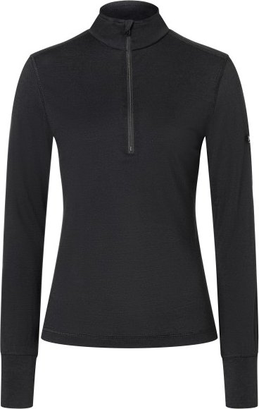 super.natural - Women's Tundra 175 Quarter Zip - Longsleeve Gr S schwarz