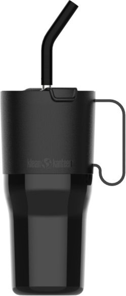 Klean Kanteen - Rise Tumbler Flip Straw - Isolierbecher Gr 1064 ml grau/schwarz