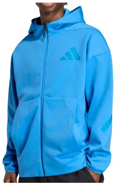 adidas - Z.N.E. Full Zip - Zip-Hoodie Gr XL blau