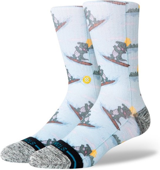 Stance - Later Gator Crew - Multifunktionssocken Gr 38-42 grau