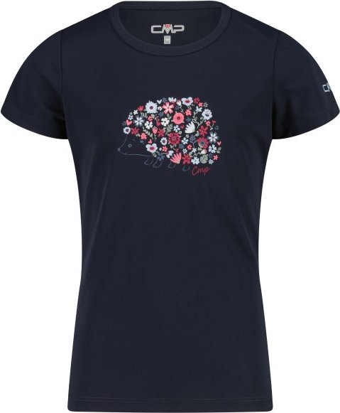 CMP - Girl's T-Shirt Piquet Print - Funktionsshirt Gr 164 blau