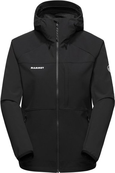 Thumbnail - Mammut - Women's Ultimate Comfort Softshell Hooded Jacket - Softshelljacke Gr XS schwarz