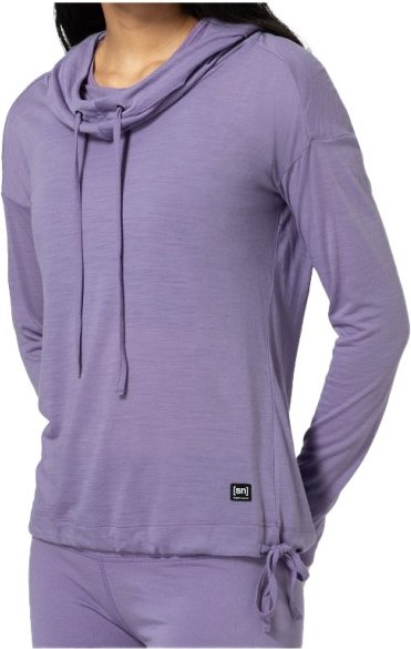 super.natural - Women's Funnel Hoodie - Hoodie Gr XL lila