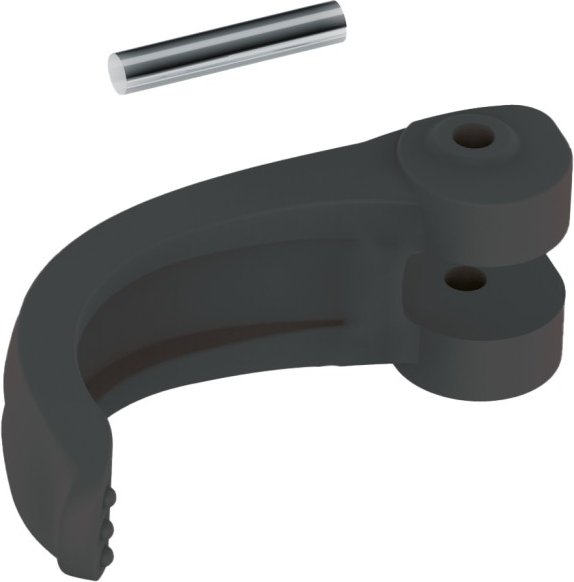 Leki - Speed Lock 1+ Lever - Ersatzteil Gr 20/18 mm grau