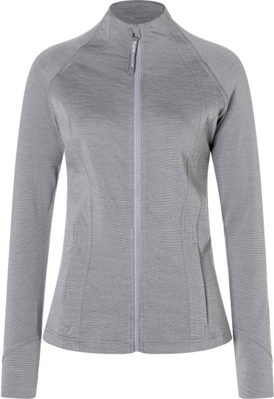 super.natural - Women's Movement Jacket - Merinojacke Gr L grau