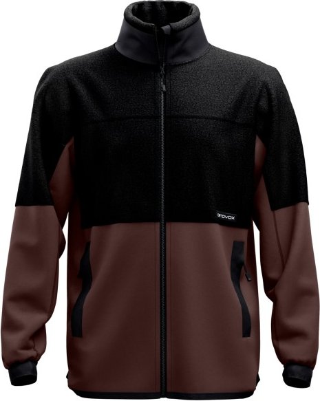 Thumbnail - Ortovox - Fleece Teddy Jacket - Fleecejacke Gr L schwarz/braun