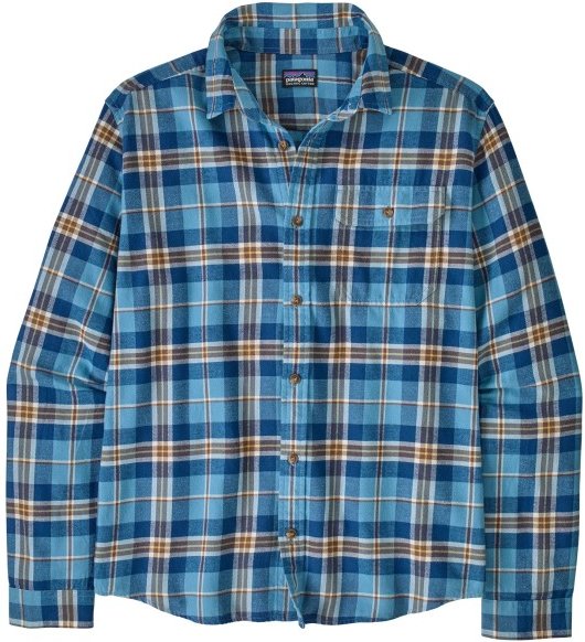 Patagonia - L/S LW Fjord Flannel Shirt - Hemd Gr XL blau