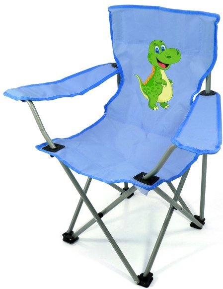 Basic Nature - Travelchair Kids - Campingstuhl Gr 65 x 57 x 30 cm blau