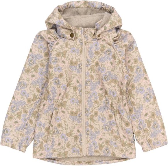 Thumbnail - Mikk-Line - Kid's Softshell Jacket Recycled AOP - Softshelljacke Gr 134 beige