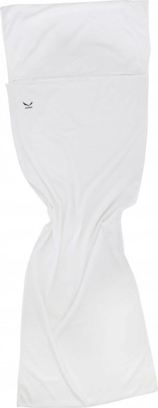Salewa - Cotton-Feel Liner Zip Silveriz - Reiseschlafsack Gr One Size weiß