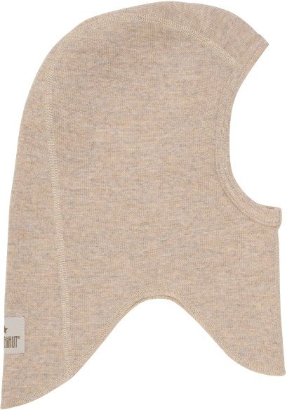 Huttelihut - Kid's Balaclava Wool Rib - Sturmhaube Gr 54 cm - 6-8 Years beige