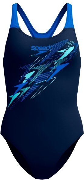 Speedo - Women's Medley Logo Medalist One Piece - Badeanzug Gr 42 blau